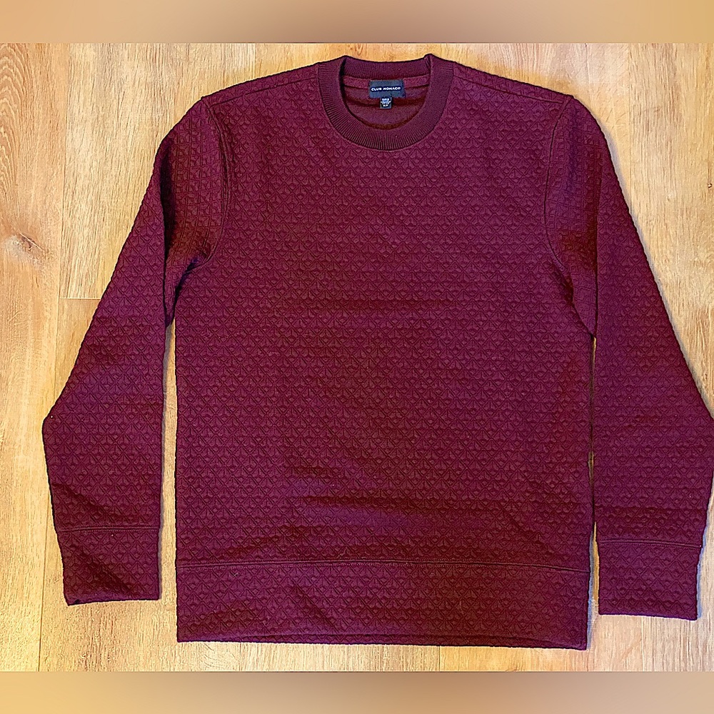 Red Club Monaco Sweater, size small. Like new.